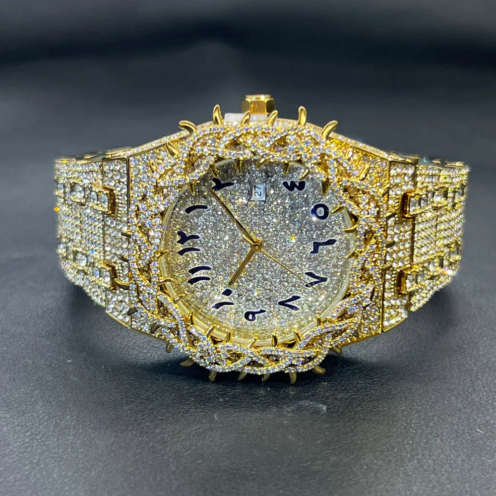 Hot Fashion Full Diamond Watch Men