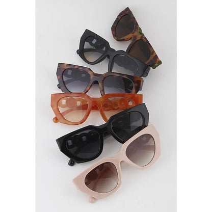 Geometric Cat Eye Sunglasses