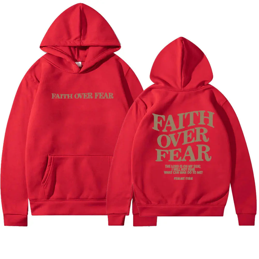 Faith Over Fear Hoodie Velarano