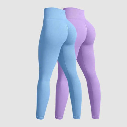 OQQ Women'S 2 Piece Yoga Legging Seamless Workout High Waist Butt Liftings Athletic Leggings