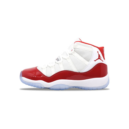Jordan 11 Retro Cherry 2022 GS (378038-116) Grade School Size 3Y-7Y Unisex Style High-Top Basketball Shoes Are Anti-Slip And Wear-Resistant Velarano