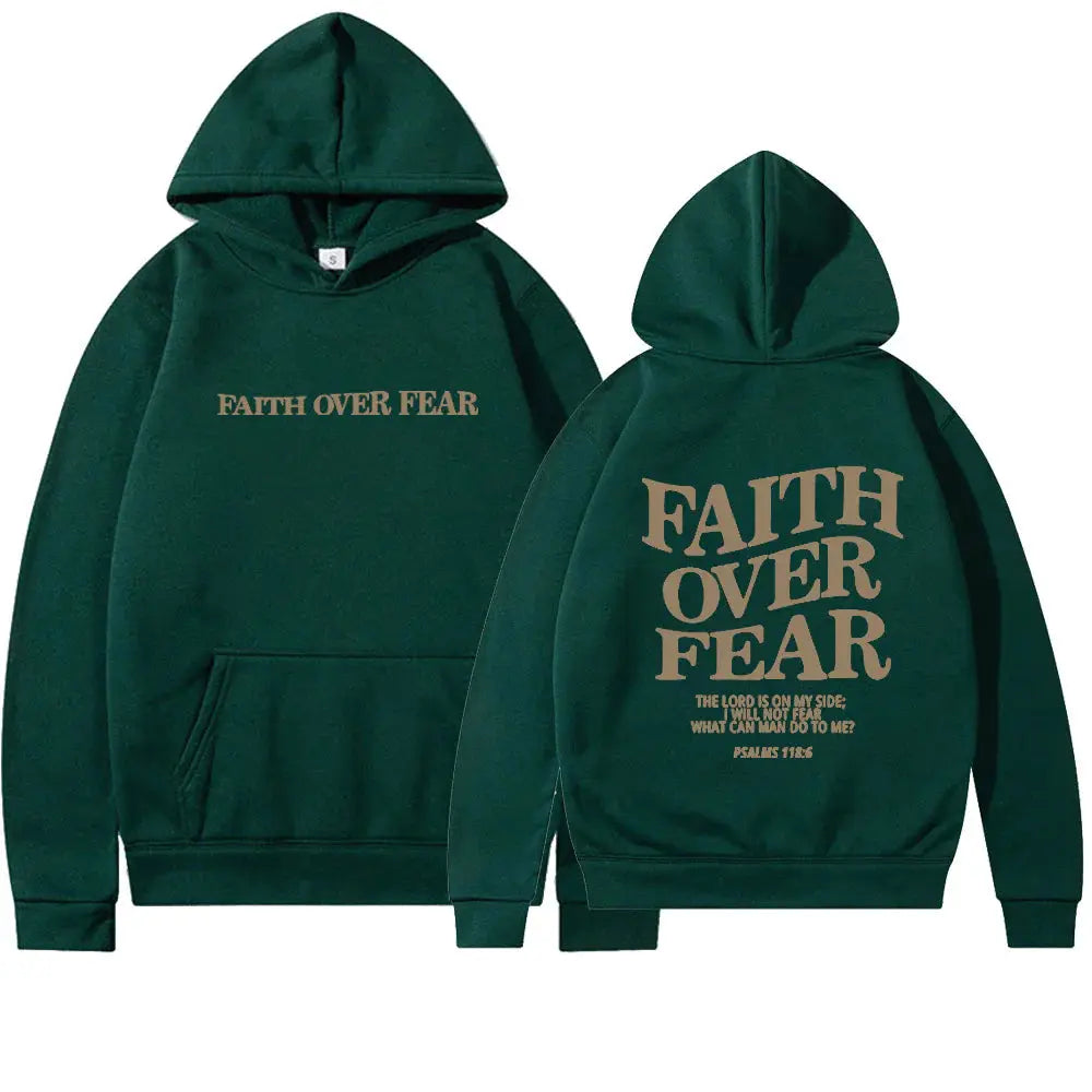 Faith Over Fear Hoodie Velarano