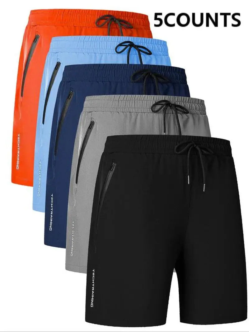 Men'S Letter Print Drawstring Waist Shorts, Casual Comfy Breathable Pocket Shorts, Shorts for Men, Men'S Bottoms for Daily Outdoor Wear, Mens Shorts, Gymclothes, Athletic Shorts for Men, Athleisure, Drawstring Shorts Set, Drawstring Basketball Shorts