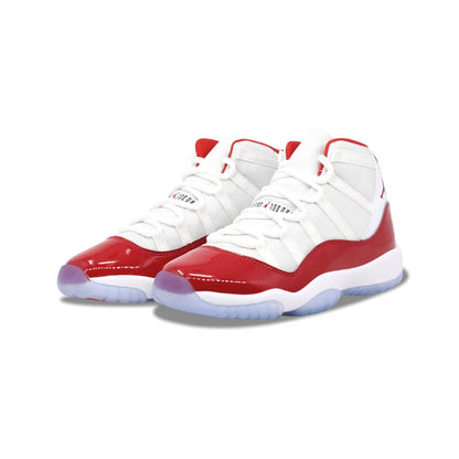 Jordan 11 Retro Cherry 2022 GS (378038-116) Grade School Size 3Y-7Y Unisex Style High-Top Basketball Shoes Are Anti-Slip And Wear-Resistant Velarano