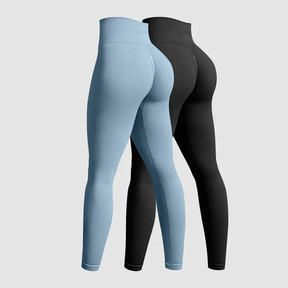 OQQ Women'S 2 Piece Yoga Legging Seamless Workout High Waist Butt Liftings Athletic Leggings