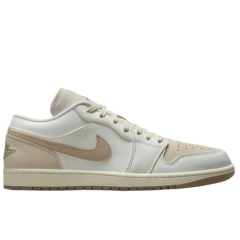 Jordan Air Jordan 1 Low Dongdan Men's Low - top Retro Basketball Shoes. Soft and comfortable, with excellent slip - resistance and wear - resistance. In white and brown colorway, Style Code: IB8855 - 121 Velarano