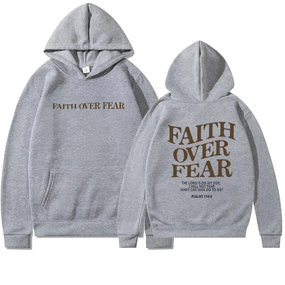 Faith Over Fear Hoodie Velarano