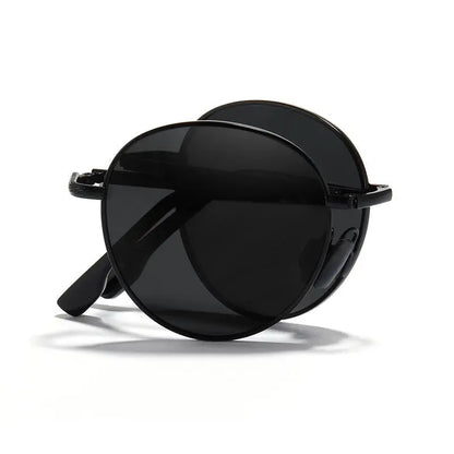 [12H to Ship] Outdoor Polarized Folding Sunglasses Men'S and Women‘S Sun-Shading Ultra-Light Polarized Sunglasses 1018