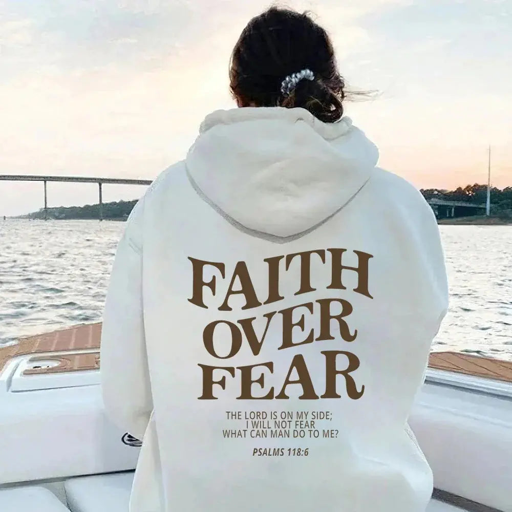 Faith Over Fear Hoodie Velarano