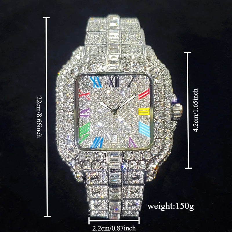 2025 New Luxury Diamond Watch Men