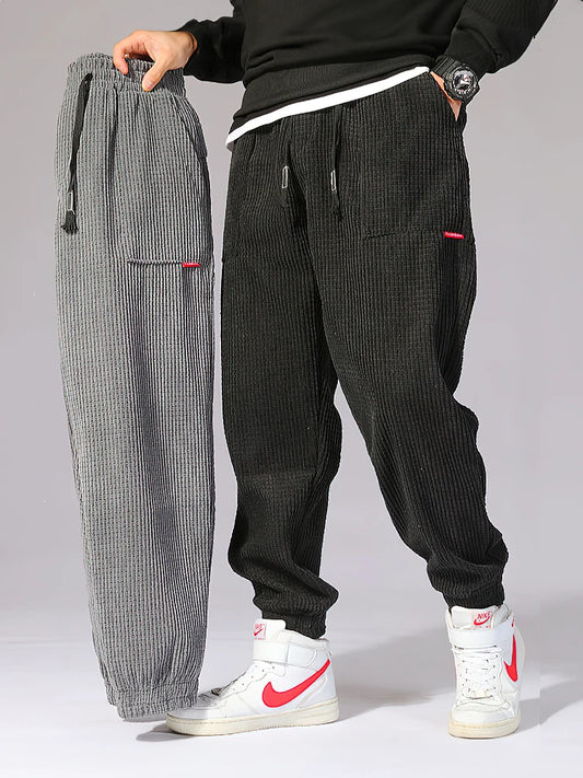 Baggy Corduroy Jogger Pants