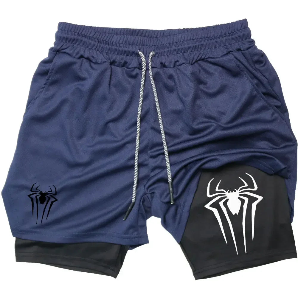 Men's  sports shorts spider