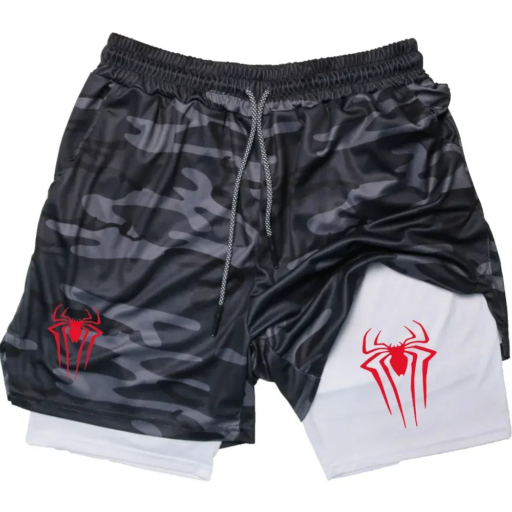 Men's  sports shorts spider