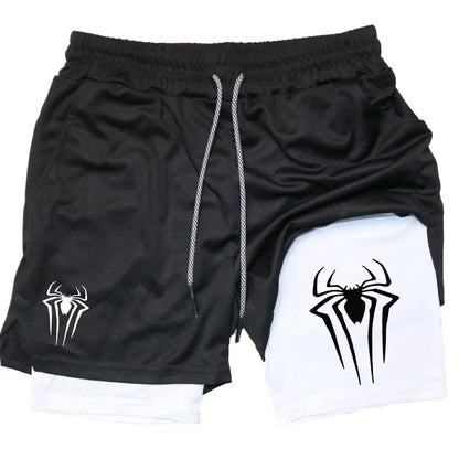 Men's  sports shorts spider