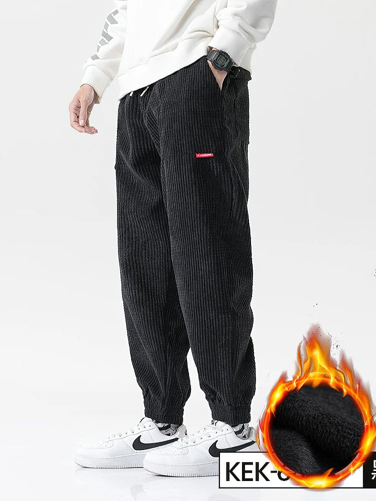 Baggy Corduroy Jogger Pants