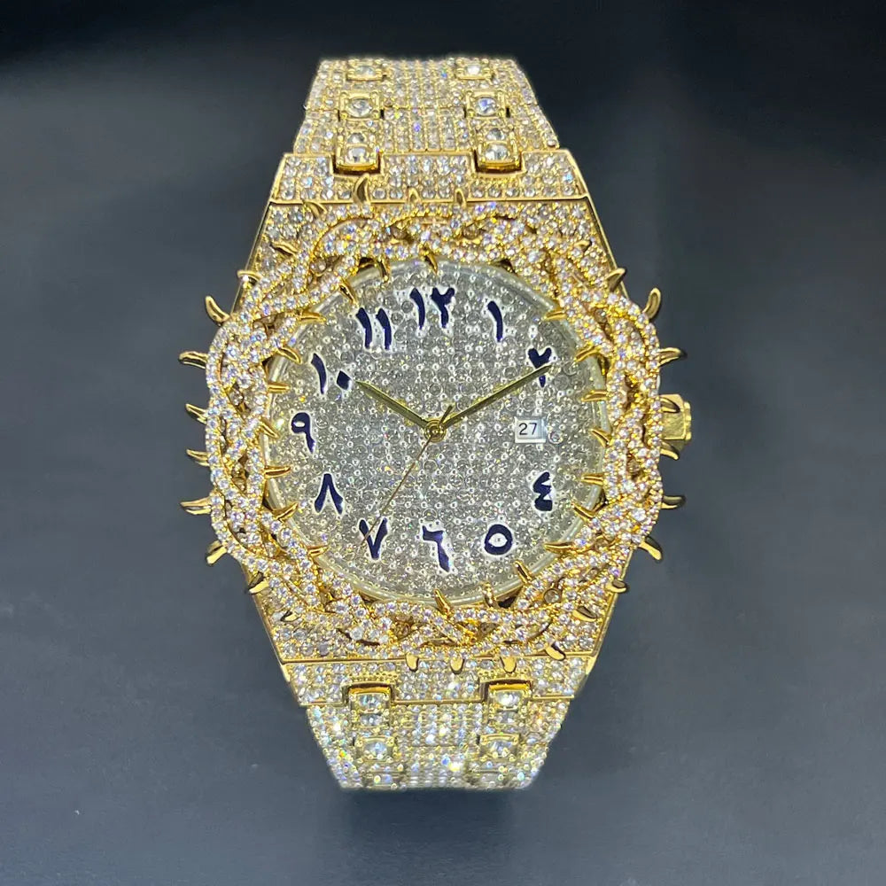Hot Fashion Full Diamond Watch Men