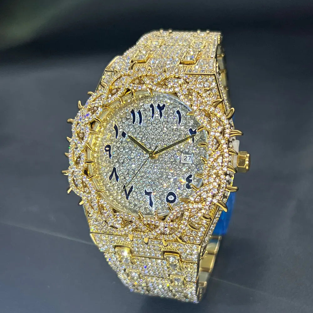 Hot Fashion Full Diamond Watch Men