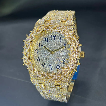 Hot Fashion Full Diamond Watch Men