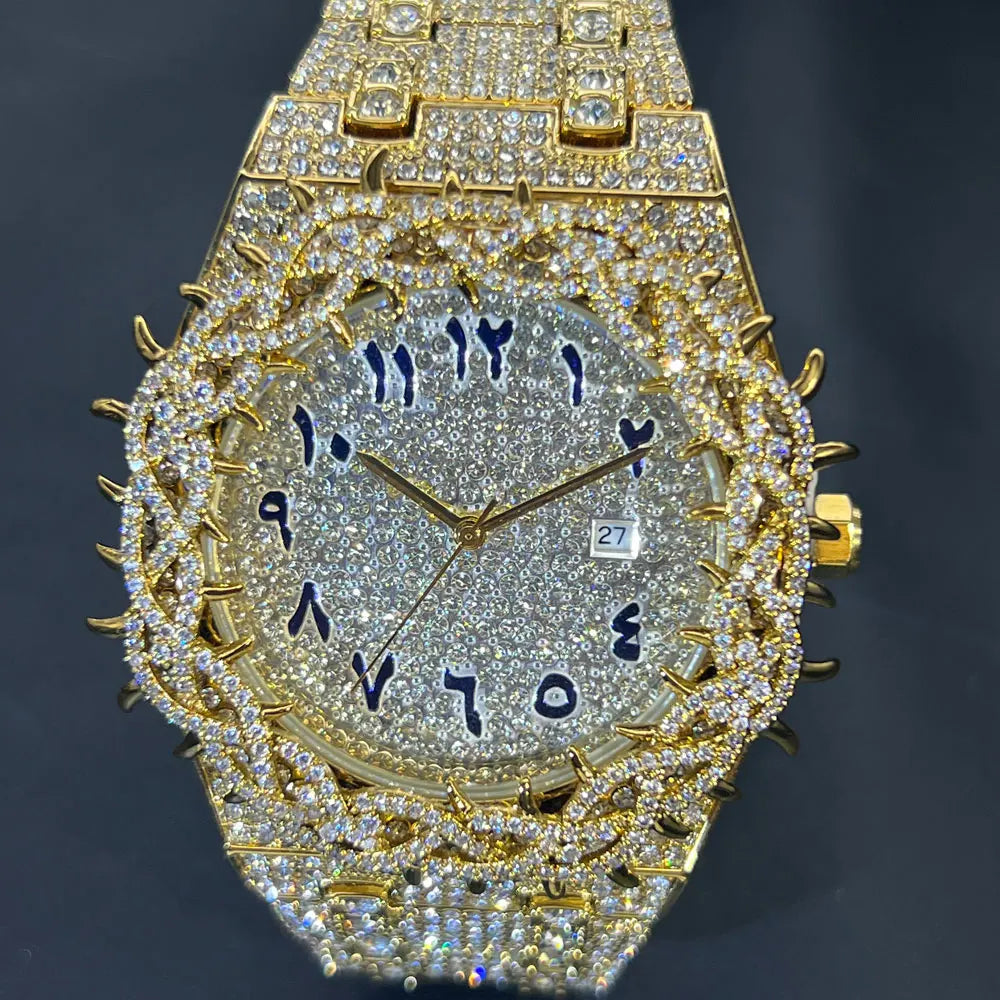 Hot Fashion Full Diamond Watch Men