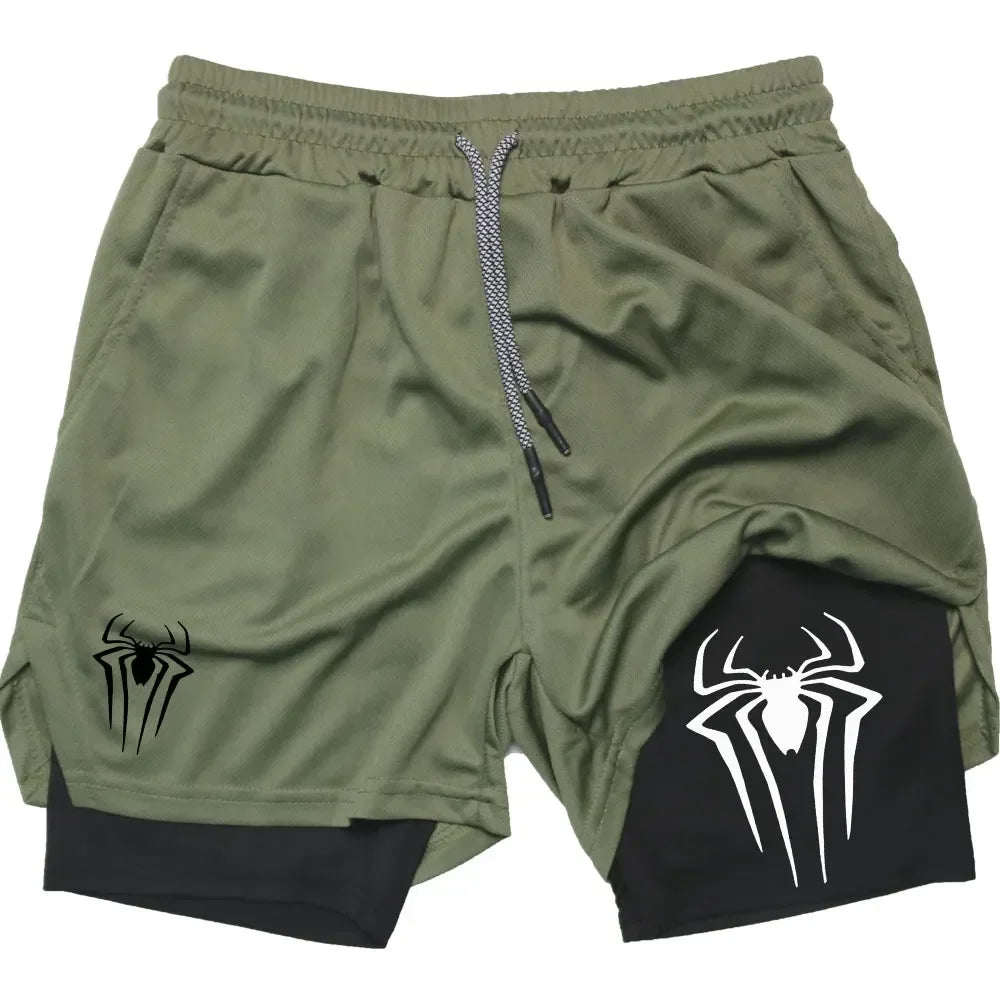 Men's  sports shorts spider
