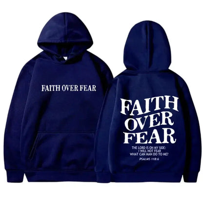 FAITH OVER FEAR Hoodies Velarano