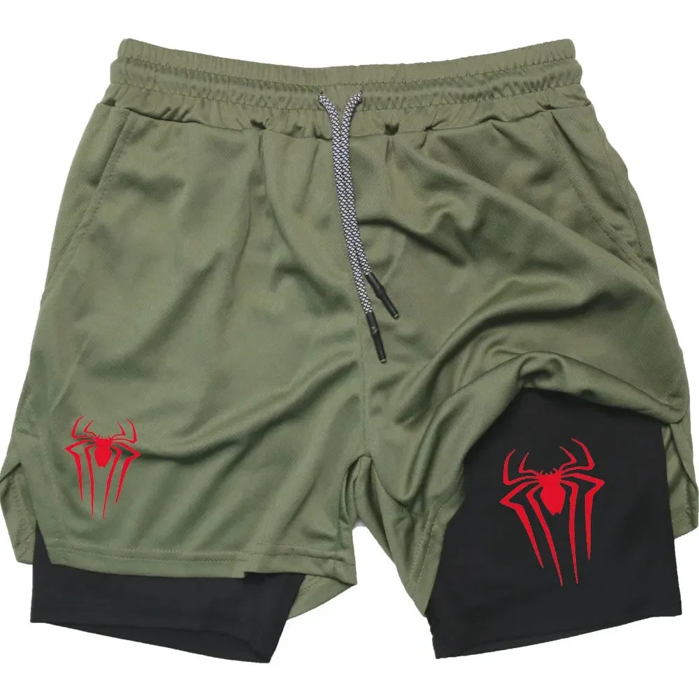 Men's  sports shorts spider