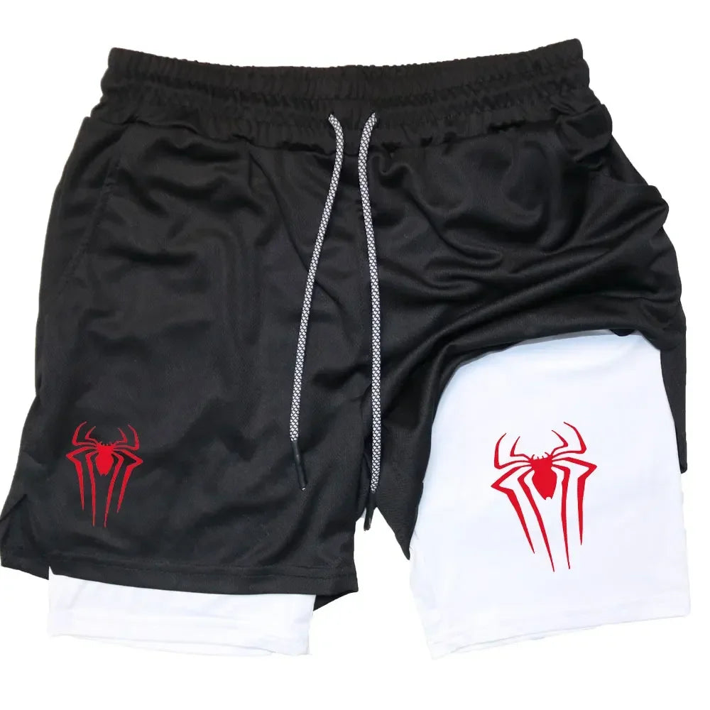 Men's  sports shorts spider