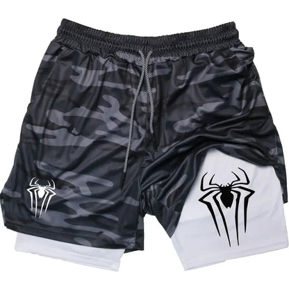 Men's  sports shorts spider