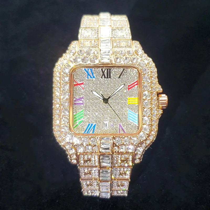 2025 New Luxury Diamond Watch Men