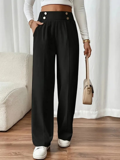 Women's High Waist Wide Leg Pants
