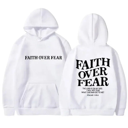 FAITH OVER FEAR Hoodies Velarano