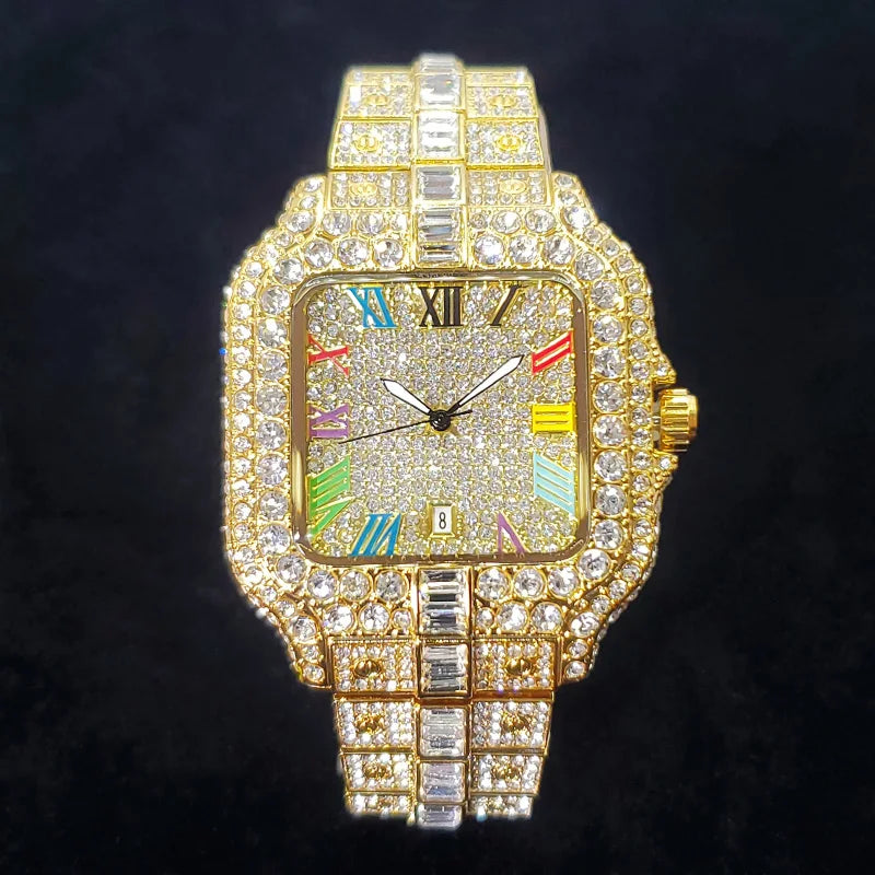 2025 New Luxury Diamond Watch Men