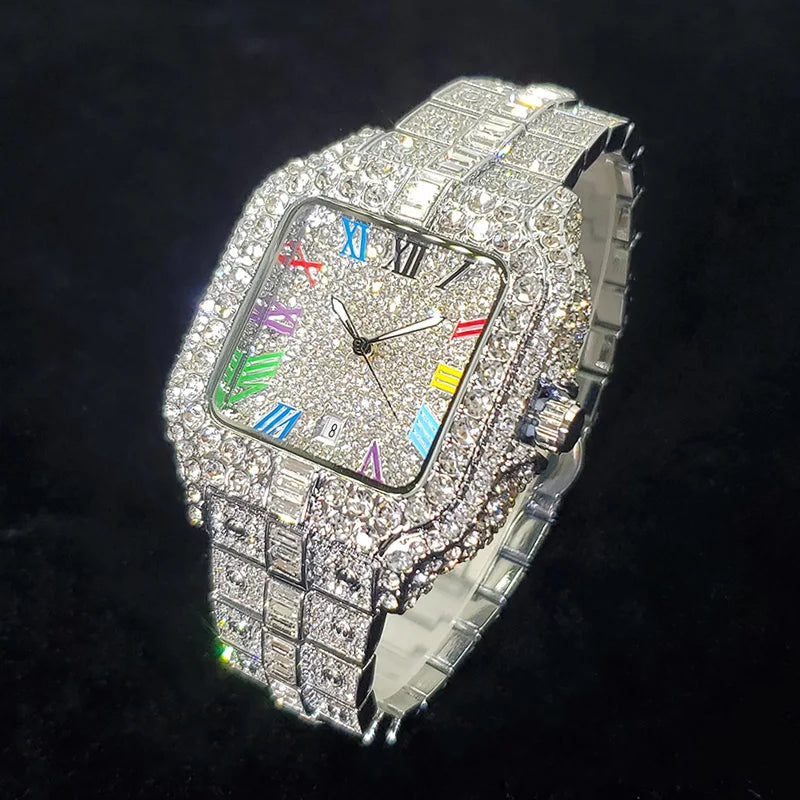 2025 New Luxury Diamond Watch Men