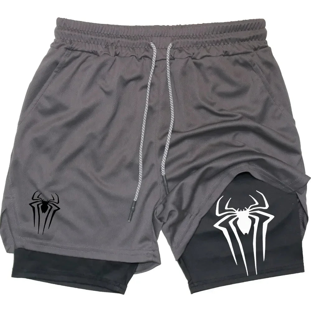 Men's  sports shorts spider
