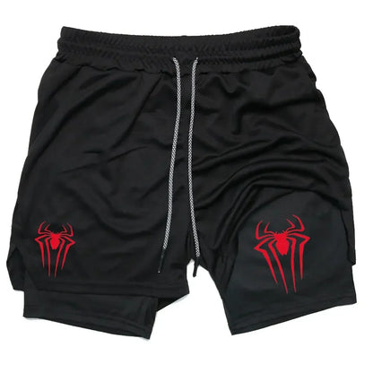 Men's  sports shorts spider