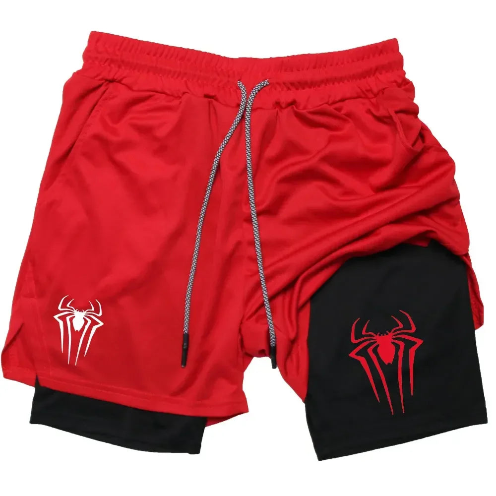 Men's  sports shorts spider