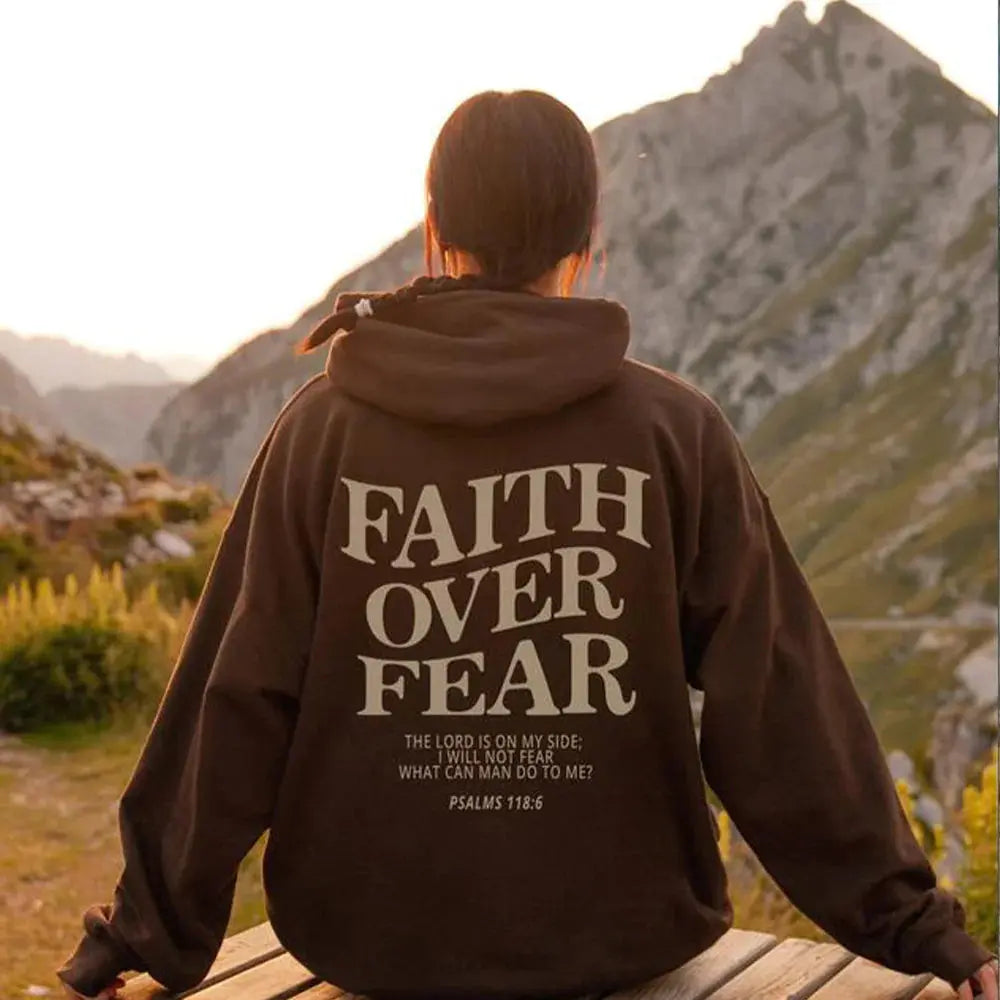 Faith Over Fear Hoodie Velarano