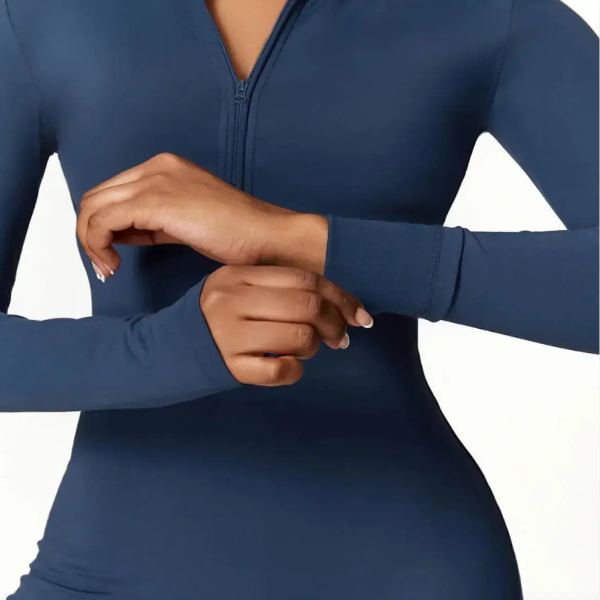 Women's Warm Zipper Yoga Jumpsuit Velarano