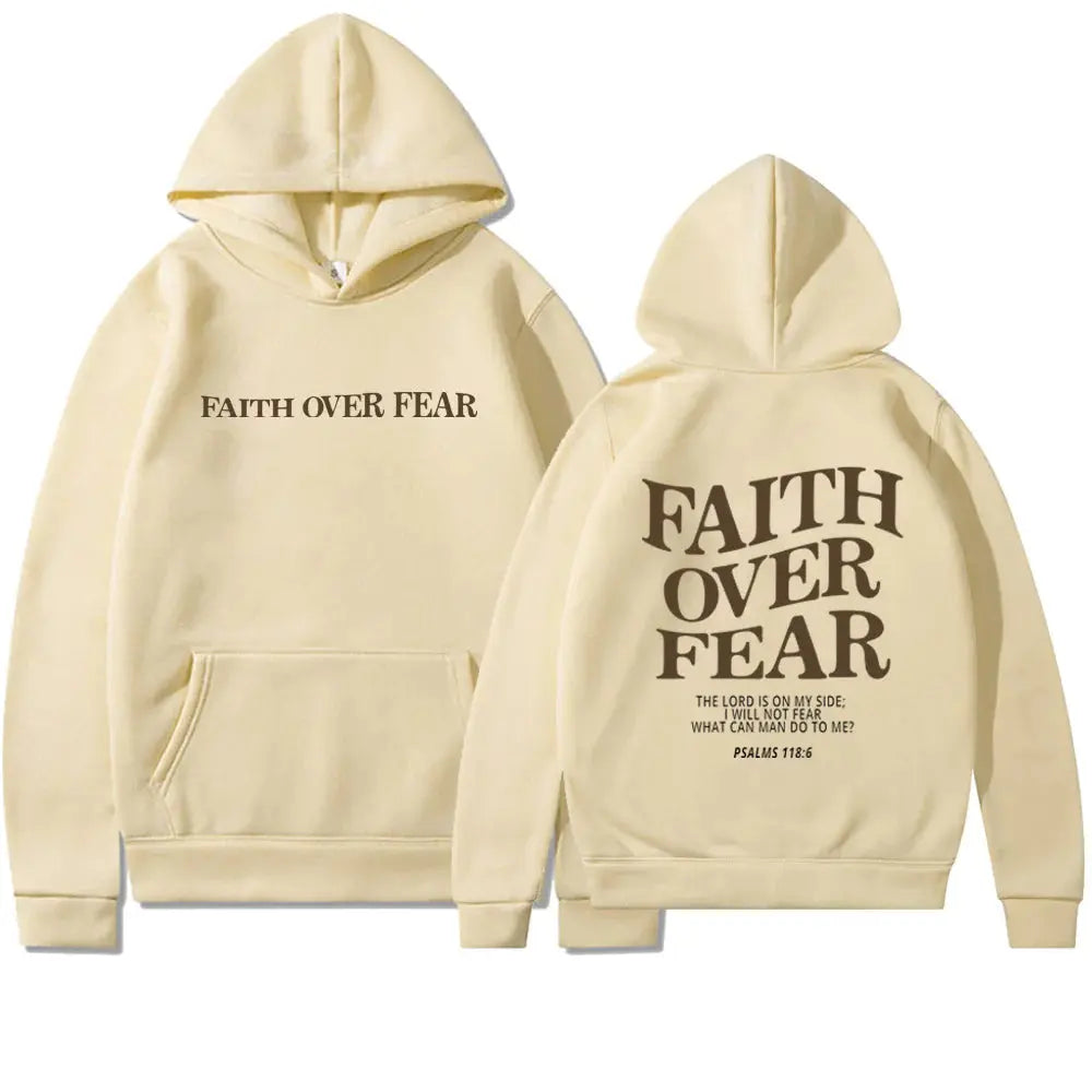 Faith Over Fear Hoodie Velarano