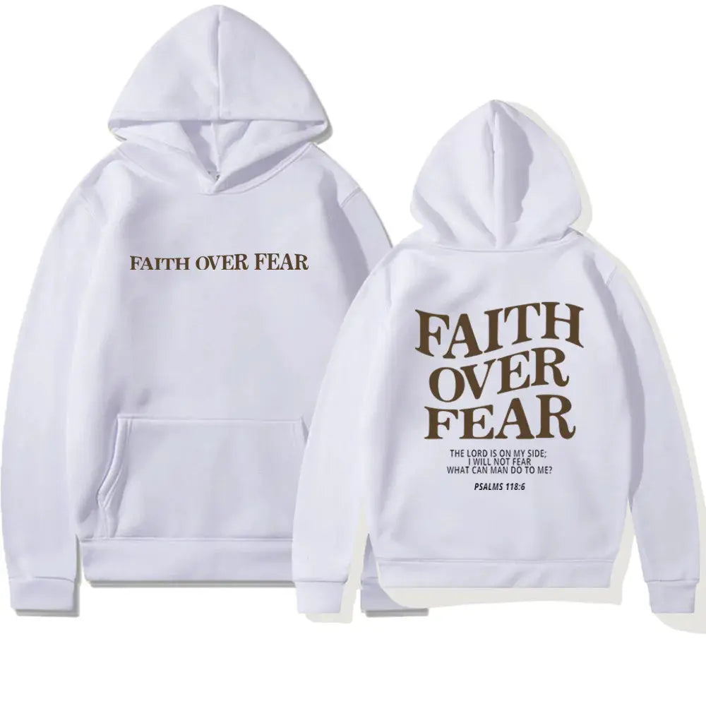 Faith Over Fear Hoodie Velarano