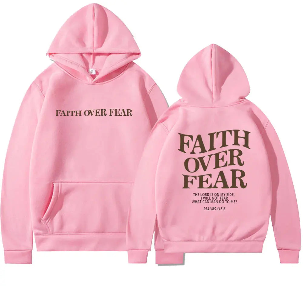 Faith Over Fear Hoodie Velarano